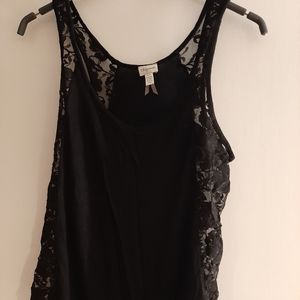 Dynamite tank top with lace sides